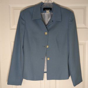 Jones New York- Light Blue 3 Button Blazer- Size 10